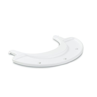 Plateau de jeu pour chaise haute Alpha+ bois blanc HAUCK
