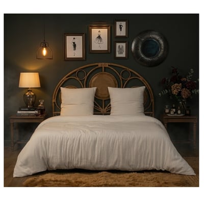 Parure de lit en gaze de microfibre Collection Uni EDEN