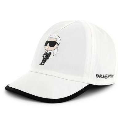 Casquette réversible en coton KARL LAGERFELD KIDS