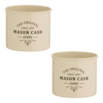 Set of 2 Heritage Herb Planters MASON CASH
