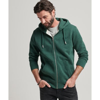 Kapuzensweatjacke Vintage Logo, Reissverschluss SUPERDRY