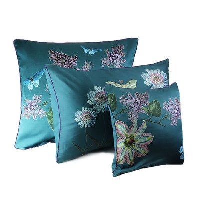 Taie d'oreiller satin de coton 120 fils IRIS GARNIER-THIEBAUT