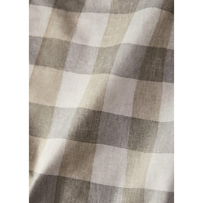 Housse de couette en coton percale à carreaux pour lit 180/200 cm MANGO HOME