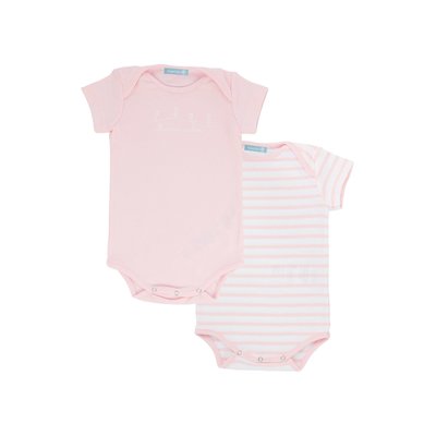 Lot de 2 Bodies bébé en coton YANNIG BABY ARMOR-LUX