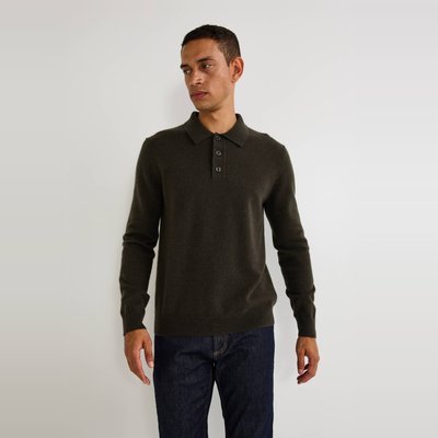 Pull col polo en cachemire, Oeko-tex MONOPRIX
