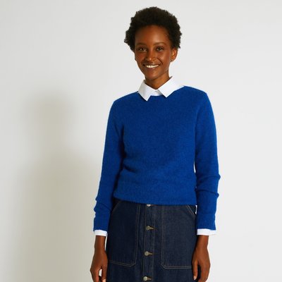 Pull col bateau contenant de l'alpaga MONOPRIX