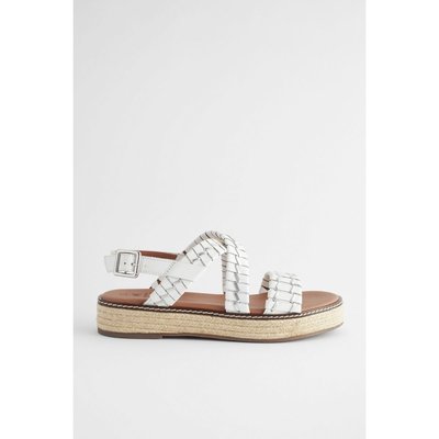 Espadrilles à plateforme effet tressé NEXT