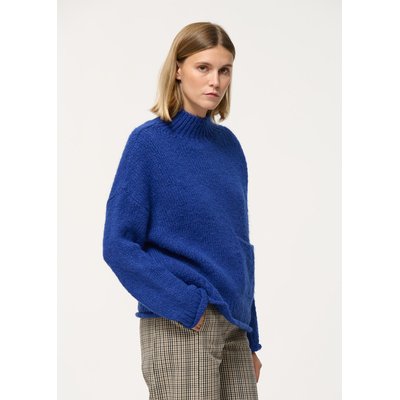 Pull oversize en maille mousseuse col montant HUMILITY