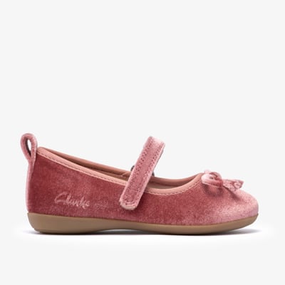 Escarpins Textile Charm Tap T. Dusty Pink CLARKS