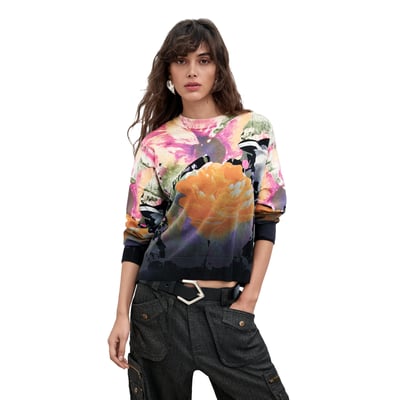 Pull imprimé Lacroix DESIGUAL