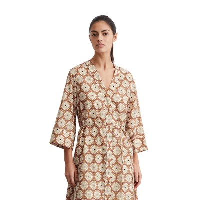 Maxi-robe évasée en voile de coton léger MARC O'POLO