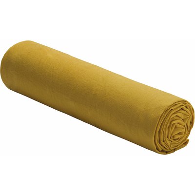 Drap housse lin lavé bonnet 30 cm uni, Signature BATON ROUGE