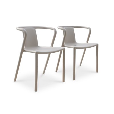 Lot de 2 fauteuils en Polypropylène DIEGO CITY GARDEN