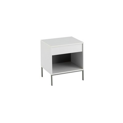 Table de Chevet Blanche 1 Tiroir WADIGA
