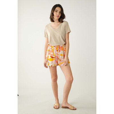 T-shirt col v manches courtes GLOWY DEELUXE