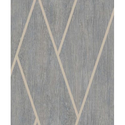 Papier peint effet tissu plissé beige doré HEXOA