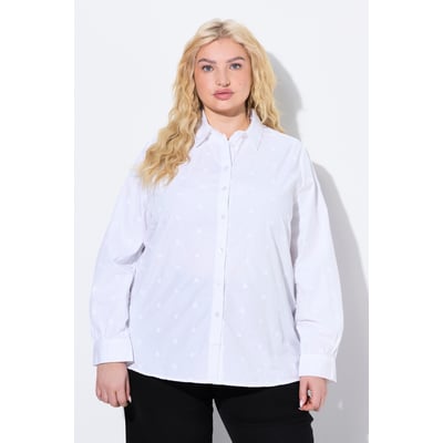 Blouse, broderie cœur, coupe évasée ULLA POPKEN