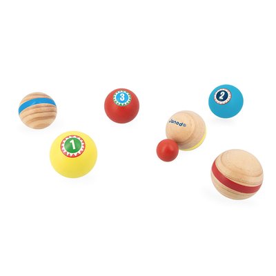 Jeu De Pétanque En Bois, Jeu De Plein Air JANOD