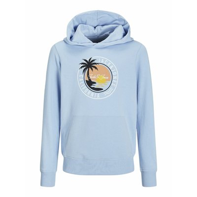 Худи из мольтона с капюшоном и принтом спереди JACK & JONES JUNIOR