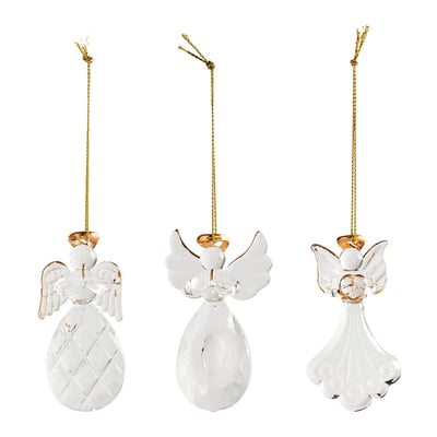 Coffret 3 pampilles Ange en verre MATHILDE M
