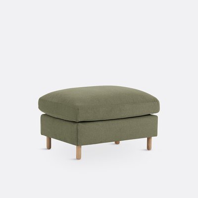 Polsterhocker Loméo, Polyester meliert LA REDOUTE INTERIEURS