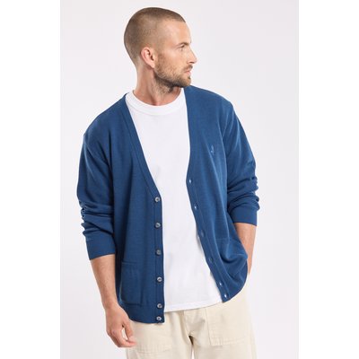 Cardigan boutonné Bérac - laine mérinos et acrylique GUY DE BERAC