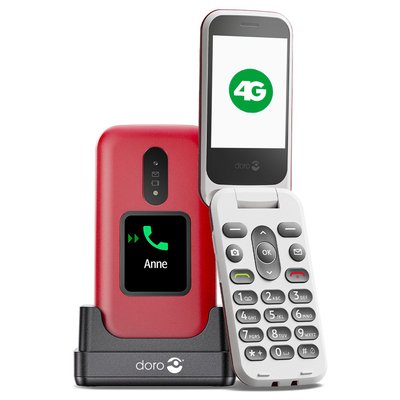 Téléphone portable 2880 Rouge / Blanc DORO