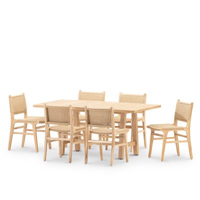 Salon de jardin, 6 chaises, SIENA & MODENA DEFORA HOME