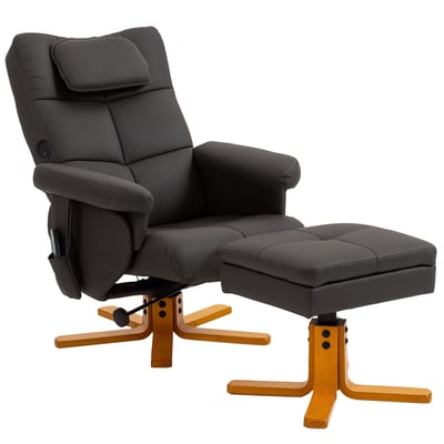 Ensemble fauteuil de massage inclinable avec HOMCOM