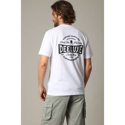 T-shirt en jersey de coton avec print avant et arrière ERWAN DEELUXE