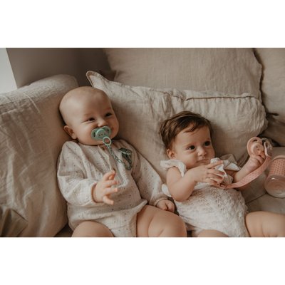 Sucette Symétrique SX Pro 6-18 mois Bonhomia sauge SUAVINEX