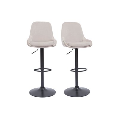 Tabourets de bar design réglables (lot de 2) HOLO MILIBOO