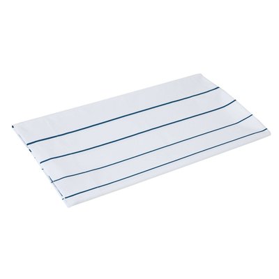 Drap Percale Grand Large , Bleu Paon BLANC DES VOSGES