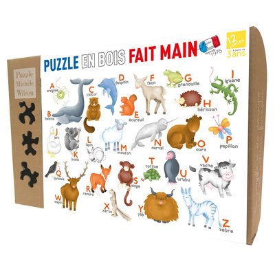 L'alphabet des animaux d'Hannah Weeks PUZZLE MICHELE WILSON
