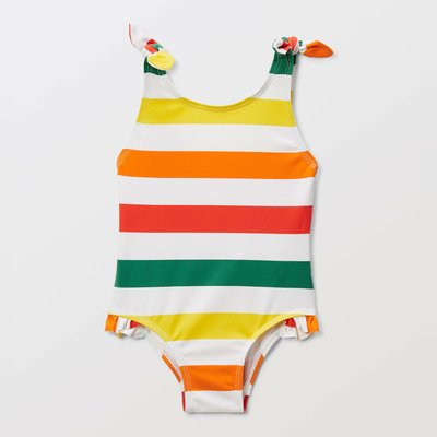 Maillot 1 pièce vichy à taille volantée BOUT'CHOU