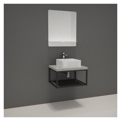 Meuble simplel + vasque + miroir WILL MOB IN