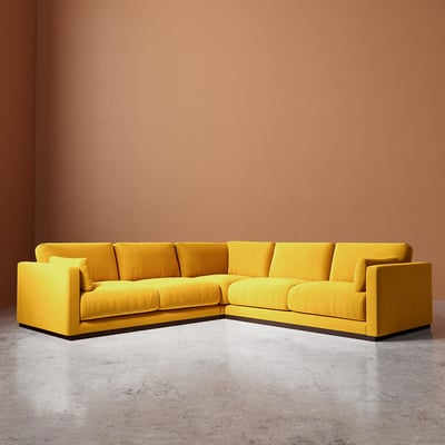 Alesund Easy Velvet Corner Sofa SWOON