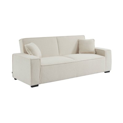 Canapé convertible 3 places bouclette FEEL SWEEEK