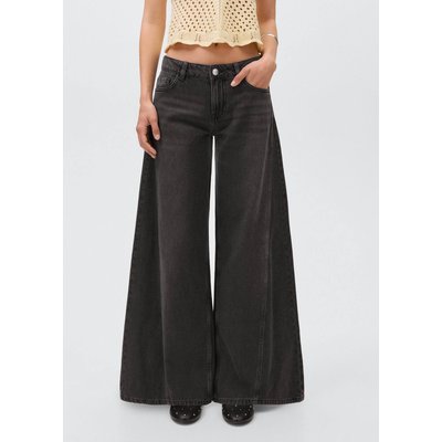 Jean wideleg détails coutures MANGO TEEN