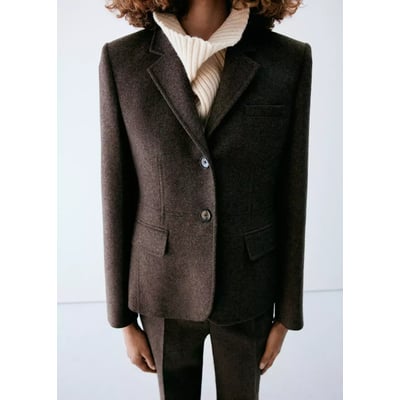 Veste laine slim-fit MANGO