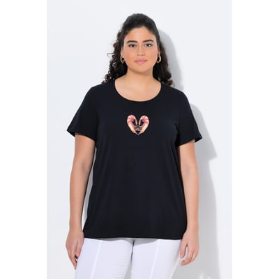 T-shirt, motif crevettes, coupe classique ULLA POPKEN