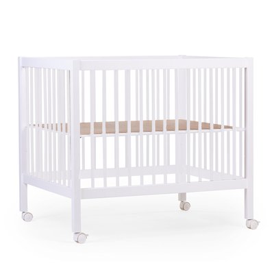 Parc 97 en bois hêtre 75 x 95 cm avec roues CHILDHOME