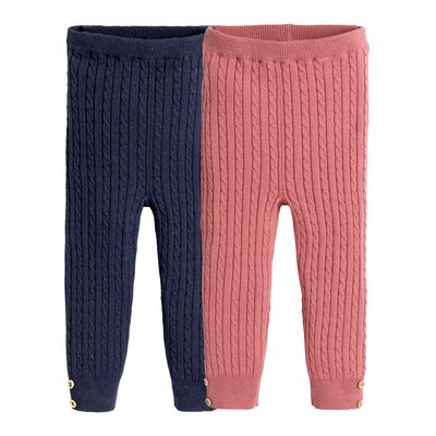 Lot de 2 leggings torsadés LA REDOUTE COLLECTIONS