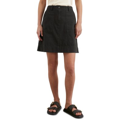 Minijupe évasée en coton et lin mélangés MARC O'POLO