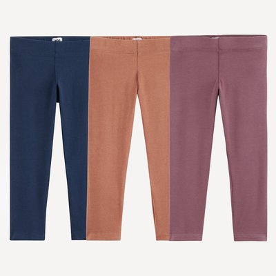 Confezione da 3 leggings LA REDOUTE COLLECTIONS