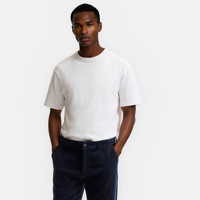 T-shirt col rond, fit boxy, coton épais, au toucher doux LA REDOUTE COLLECTIONS
