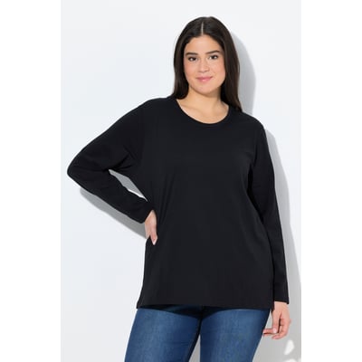 T-shirt décontracté à col rond et manches ULLA POPKEN