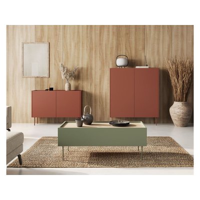 Buffet haut en panneaux de particules 2 portes 120 cm, ATLAS BOBOCHIC