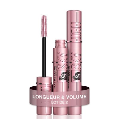 Lot de 2 Mascaras Volume et Longueur Illimitée MAYBELLINE NEW YORK
