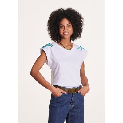 T-shirt en coton biologique manches courtes LA FEE MARABOUTEE